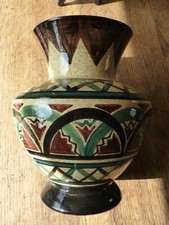  ANCIEN GRAND VASE EN FAÏENCE