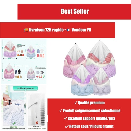 Sacs linge filet pièces - sacs, à