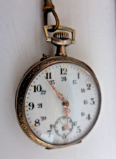 ANCIEN GOUSSET MECANIQUE ARGENT(POINCON LOZANGE LEZARD)  ,restauration ou pièces