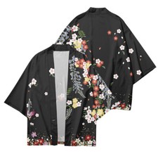 Veste kimono floral japonaise - floral,