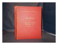 Manuel atelier hillman motor - d'atelier,