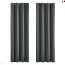 Deconovo Rideau Occultant Thermiques Anti Froid, Double Rideau Isolant