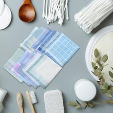 10x mouchoirs coton - mouchoirs, en