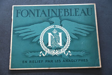 Fontainebleau en relief par les anaglyphes édition Kauffmann 1941 avec lunettes