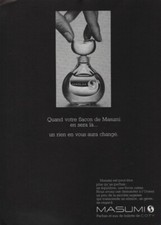 Publicité papier Parfum