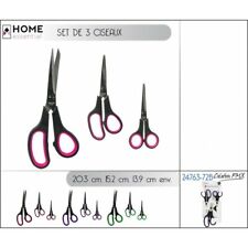 Lot de 3 paires de ciseaux