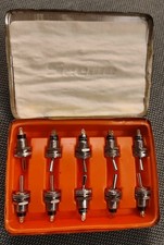 secme 8943 interrupteur a levier chromé 2 positions boîte de 10. vintage