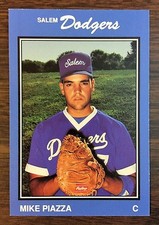1989 Salem Dodgers MIKE PIAZZA