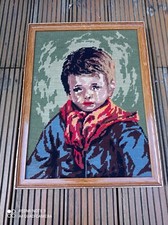 Tableau canevas fini encadré