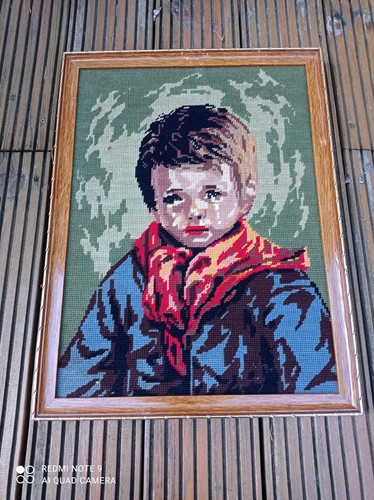 Tableau canevas fini encadré