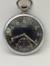 WW2 DOGMA Pocket Watch Cal FHF