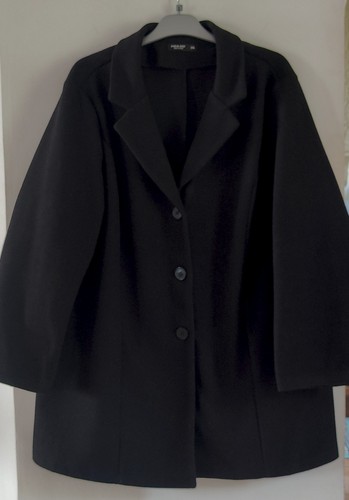 élégant manteau noir taille - élégant,