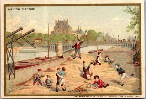 Chromos bon marche voir - au,