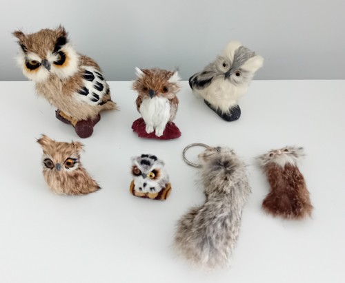 Lot hiboux chouettes - lot,