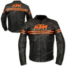 KTM Hommes Veste en Cuir de