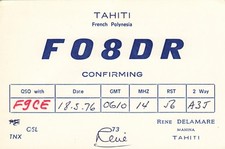 Z185 Carte QSL Radio Amateur