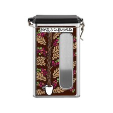 Boîte à Café (hermétique) avec fenêtre modèle Café goûtu - Derrière la porte (DL