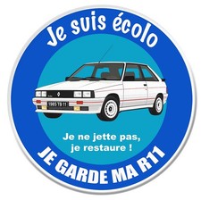 STICKER JE SUIS ECOLO JE GARDE
