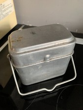 Ancienne Gamelle Militaire en 3 éléments En Alu Vintage marquage SUM