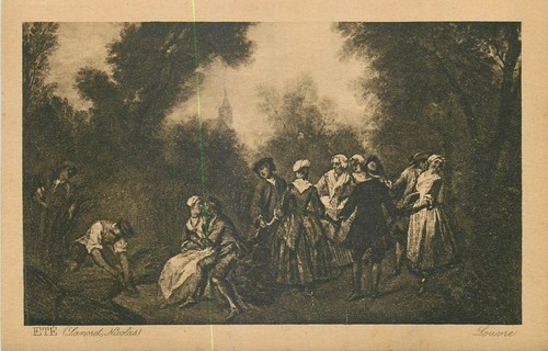 Tableau ete par lancret - ete,
