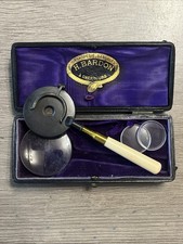 Ancien ophtalmoscope médical XIXe – coffret H. Bardon Cherbourg