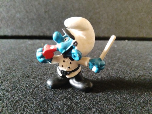 Figurine schtroumpf policier - schtroumpf,
