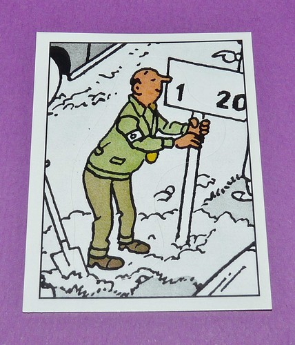 175 panini tintin - tintin, herge