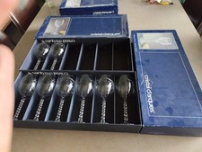 8 verres anciens cristal d'Arques modèle venise dans leur boite d'origine
