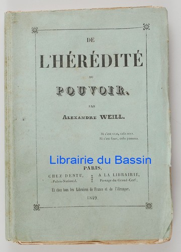 Hérédité du pouvoir - l'hérédité,