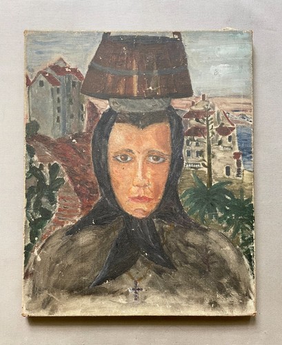 Femme sud huile sur toile - sud,,