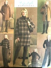 ??✂5103 PATRON BUTTERICK 4 CREATIONS  PANTALON JUPE VESTE MANTEAU 36 AU 50