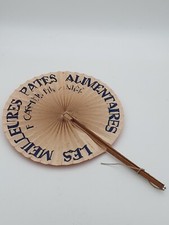 éventail ancien publicitaire