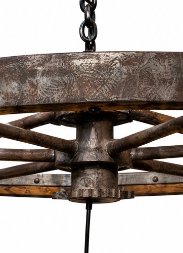 Lustre monumental roue de - monumental,