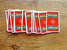  JEUX DE 32 CARTES RICARD Complet- vintage sans boite
