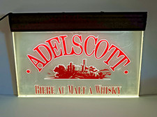 Enseigne lumineuse bière Adelscott - Décoration de bar