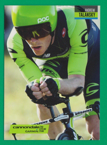 Cyclisme carte cycliste andrew - carte,