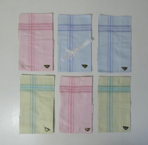 Mouchoirs tissu vintage - mouchoirs,