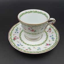 TASSE À CAFÉ EN PORCELAINE DE LIMOGES BERNARDAUD Modèle ARTOIS VERT