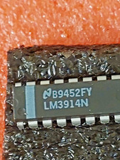 1pcs LM3914N      Dot/Bar Display Driver DIP18  National SC