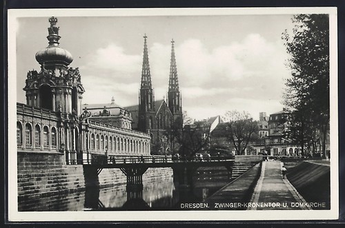 Carte postale dresde chenil - dresde,,