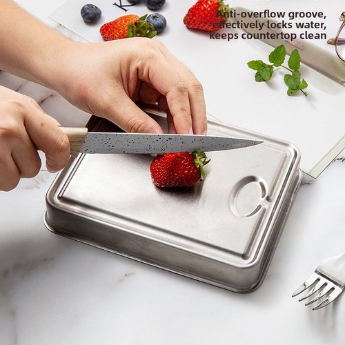 Plateau rectangulaire acier - plateau,