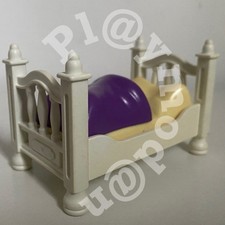 Playmobil Maison Famille Transportable 2006 Lit Enfant Draps 4145 By Pl@ymod@n