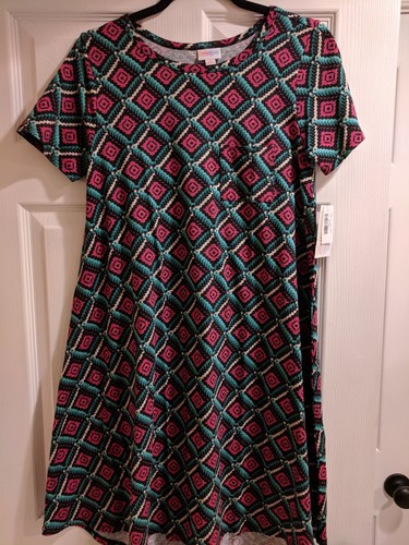 Lularoe carly teal blue - -, /
