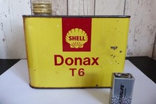 ancien bidon  d huile shell