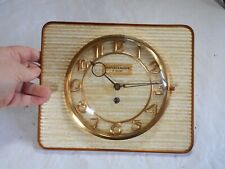 vintage french wall clock mechanical superfamous 8 day rock and roll 