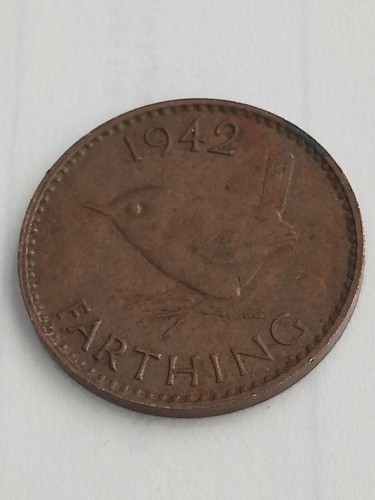 1942 great britain farthing - britain,