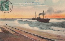 64 BIARRITZ SORTIE BARRE PAR GROSSE MER - 122089