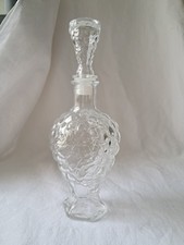 Carafe bouteille en verre en forme de grappe de raisin 50 cl vintage ancienne