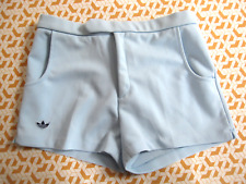 Short Adidas Retro 80'S vintage ciel Trefoil Tennis Ventex Homme - 90 / L