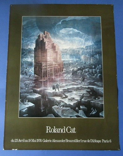 Roland cat 1974 affiche - cat,